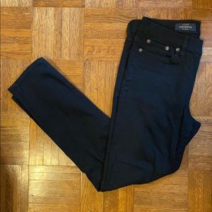 SALE Jcrew Toothpick Skinny Black Denim Jeans size 29